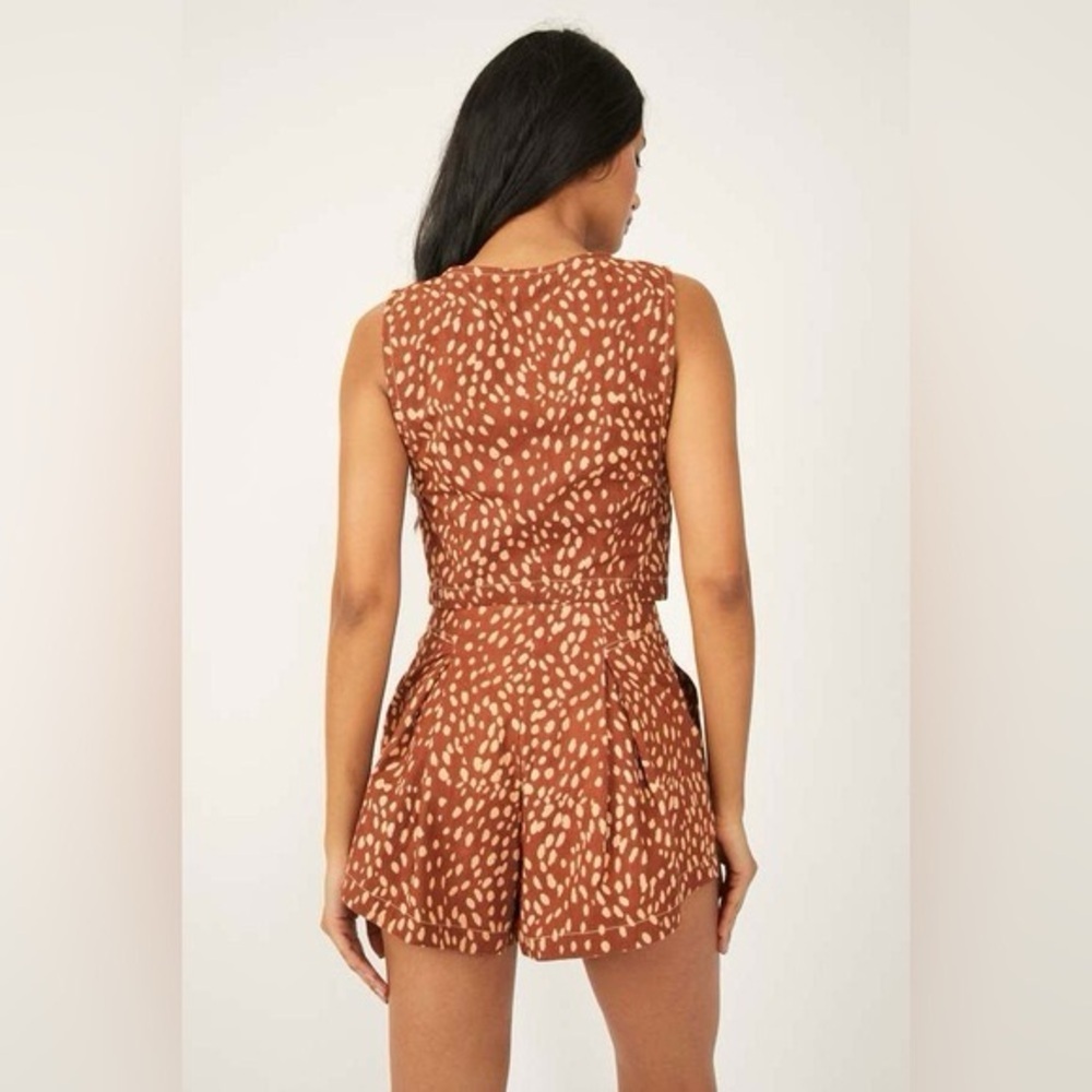 Free People Bennett Crop Cotton Shorts - Picture 2 of 9